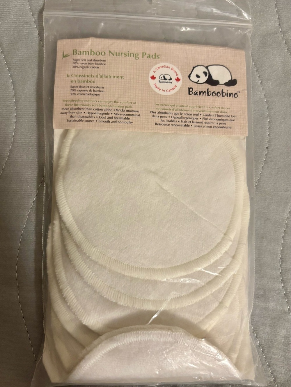 Bamboobing Bamboo Nursing Pads - Cream